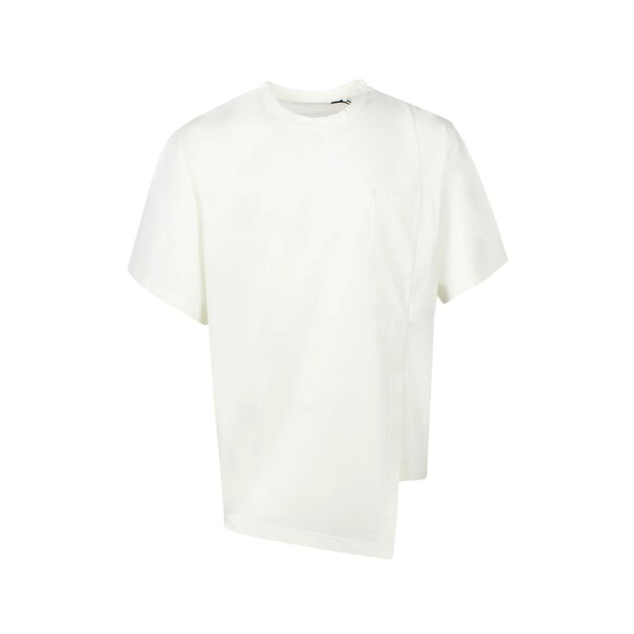 Y-3 Yohji Yamamoto Asymmetrical Unisex T-Shirt With Logo Size Medium NWT